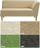 ソファー カウチ 2人掛け カウチソファ JAM-LD カウチ R / L [ ファブリック / セピア / R ]