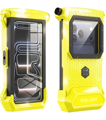 PULUZ 40 m waterdichte duikhoes voor iPhone 16 Pro Max, onderwaterhoes met volledige bescherming, compatibel met snorkelen, surfen, foto- en video-opname, niet voor ISO 26