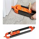 GOZWELL Precise Contour Gauge with Lock for Pencil - Scribe Tool Woodworking Edge Corner Measuring Profile Duplicator