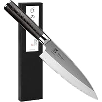 Amazon.co.jp: Gourmetop 出刃包丁 魚 片刃 右手用 165mm ステンレス