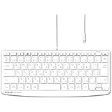 エレコム 有線キーボード Lightningコネクタ JIS配列 メンブレン 静音 ホワイト TK-LCM02WH