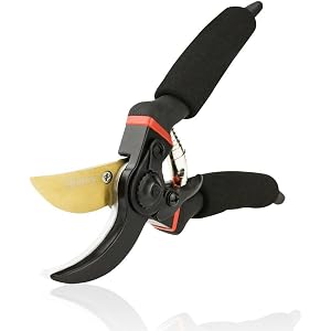 Gonicc SK-5スチール刃 チタンコーティング バイパスタイプ 剪定鋏 GPPS-1003