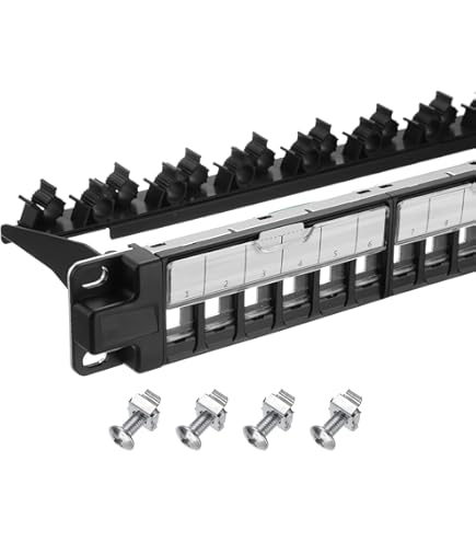 日本製線 Cat6用 1U24ポートパッチパネルキット 日本製線 Cat6用 1U24ポートパッチパネルキット NSPPH24BK-6KIT