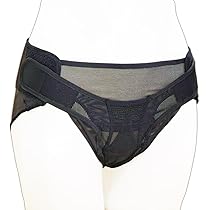 子宮脱　骨盤底サポーター100N キタザト 骨盤底サポーター メッシュ生地 ブラックM・L【全国