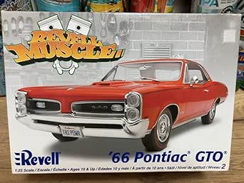 Amazon 66 Pontiac Gto 1 25 Revell ポンティアック Gm アメ車 プラモデル レベル 模型 スケールモデル アメリカ プラモデル 通販