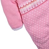 せんべいまんじゅう　ニットセーターキッズ　セーター子供　ベビー長袖ロンパース　女の子　リボン飾り　カバーオール　誕生日　記念日　出産祝い　秋冬　子供服
