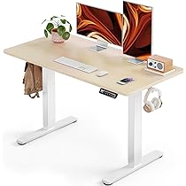 ErGear 電動昇降デスク 一枚板 幅120cm Amazon | ErGear 電動 昇降デスク 一枚板 スタンディングデスク