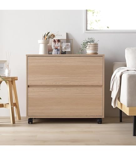 Amazon｜木製収納「スタイル【ベンチチェスト】」 ローチェスト 石崎