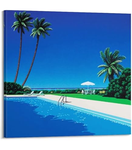 Amazon.co.jp: Hiroshi Nagai永井博画家の作品（都会の夜景 No.1