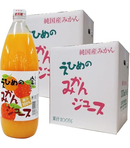 Amazon.co.jp: 明浜みかんジュース「ムテンカ」 720ml×12 : 食品・飲料