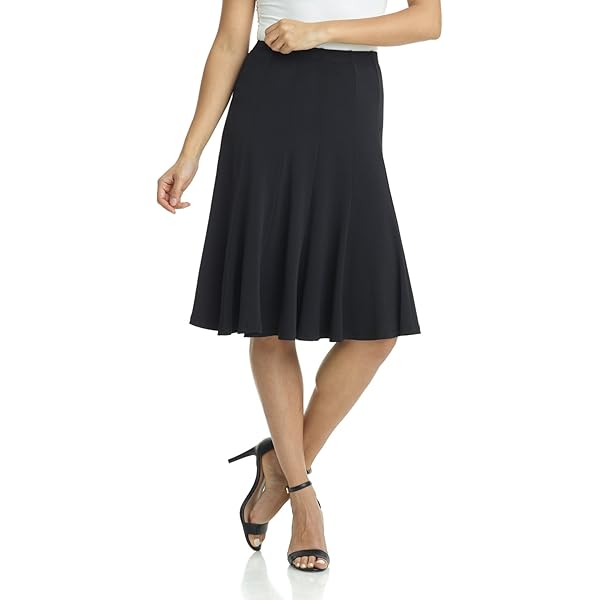 Amazon | アン ジョア(an JOIE) 56303 フレアースカート 5号 （2）黒