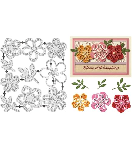(4) カッティングダイ クラフト 花火 花 花弁 Amazon.co.jp: 花火の花びらメタルカッティングダイカットダイモールド