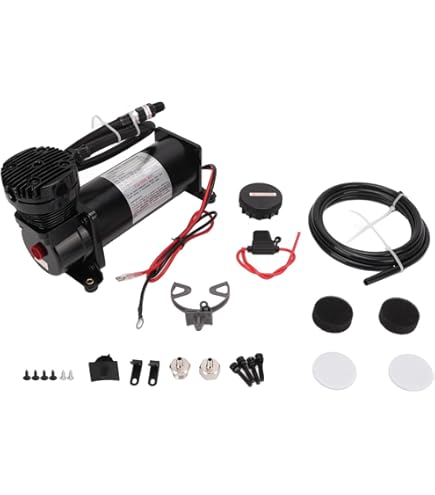 Amazon | エアサスコンプレッサー シルバー 200PSI 3/8NPT 汎用 AP