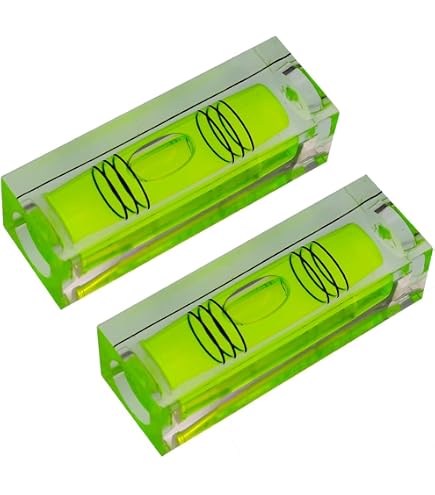 YMGBHNKJLS 4-Pack Magnetic Bubble Levels – Small 52x15x20mm High Precision Square Spirit Levels For Hanging Pictures - View #5