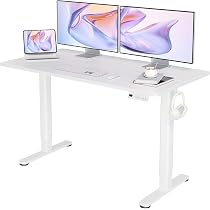 Amazon | Claiks 昇降デスク 電動 スタンディングデスク 昇降式
