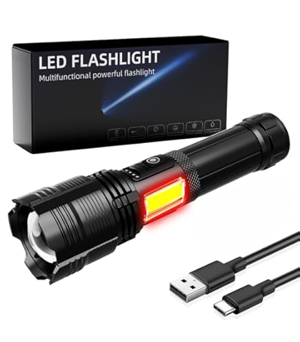 Amazon.co.jp: 懐中電灯 led 強力 軍用 最強 フラッシュライト 多機能