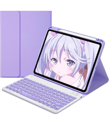 【美品】iPad Air5 パープル　64GB ケースキーボード、ペンケース付き 美品] iPad Air 第4世代 64gb + キーボード・ケース 美品】iPad