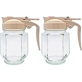 BottleFactory ハニーディスペンサーSJ200NN 207ml ベージュ 2本セット 蜂蜜ピッチャー シロップ容器