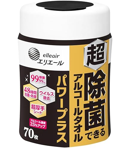 Amazon.co.jp: エリエール 消毒できるアルコールタオル ウェット