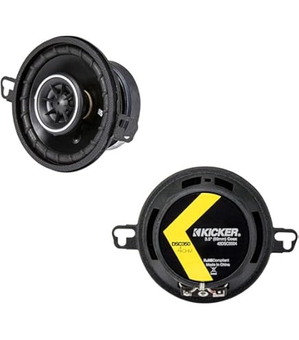 Amazon.co.jp: KICKER DSC650 6.5インチ(160-165mm) 同軸スピーカー、4