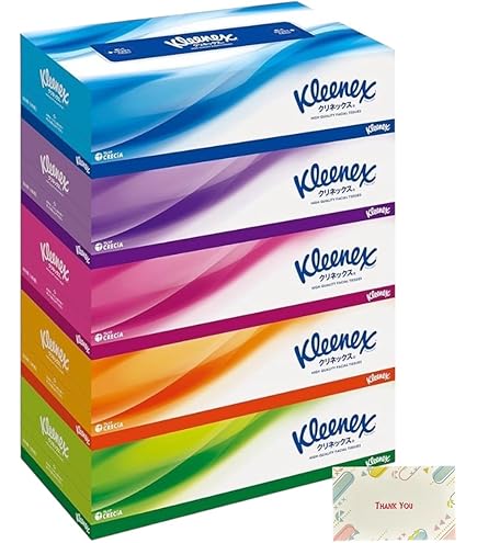 Amazon.co.jp: クリネックス ティッシュ (180組*5箱パック*2個セット