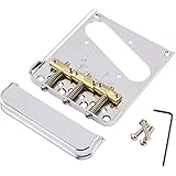 Fender パーツ 3-Saddle American Pro Telecaster® Bridge Assembly (Chrome)