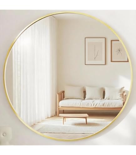 Amazon.co.jp: umbra 鏡 ミスト ミラー 61×46cm 壁掛け 大型 楕円形