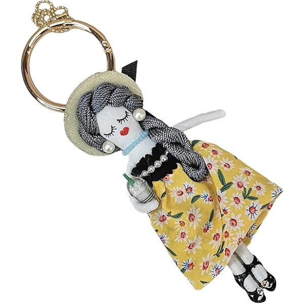 Amazon.co.jp: レディース バッグチャーム ドールチャーム