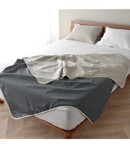 Amazon｜SIMMONS シモンズ ブランケット LJ130105 FINE LUXURY LINEN