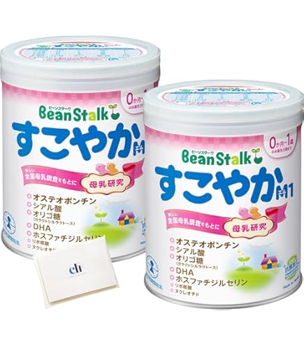 Amazon.co.jp: ビーンスタークすこやかM1大缶2缶パック 粉末 800gx2