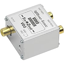 Amazon | ビートソニック 映像分配器 2出力 VD2 : ノイズフィルター