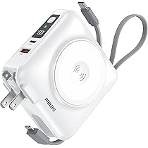 Amazon | Philips(フィリップス) モバイルバッテリー コンセント一体型