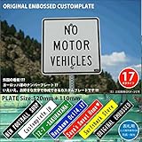 アメリカン 雑貨 看板 表札 名入れ オリジナル エンボス サイン プレート (大文字小文字17文字まで) 店舗用 ディスプレイ カラーをお選びください。