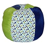 Koala Foam Large Chair, Blue/Green Dots [並行輸入品]
