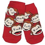 おさるのジョージ[子供用靴下]キッズソックス/ぎっしり RD