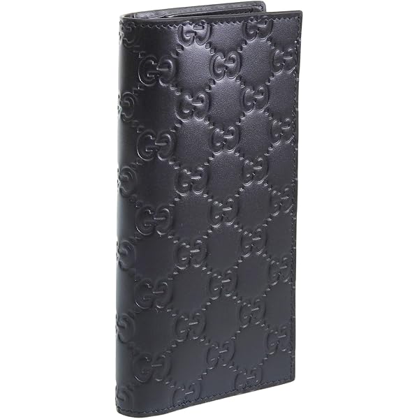GUCCI ブラックレザー 長財布 GGパターン Amazon.co.jp: [グッチ] 長財布 ラウンドファスナー プリント PRINT