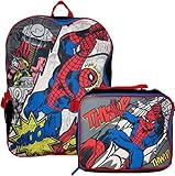 Marvel Avengers SpiderMan 16" Backpack & Lunch Tote [並行輸入品]