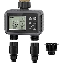 Amazon.co.jp: SKD 水やり名人 散水タイマー ダブルタイマー版 自動水