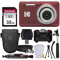 【美品】Kodak PIXPRO FZ55 コンパクトデジタルカメラ　レッド Amazon | コダック コンパクトデジタルカメラ FZ55 充電式