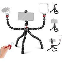 Amazon | NEEWER T91フレキシブル三脚 くねくね三脚 マジックアーム2本