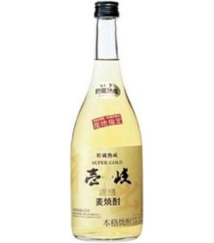 Amazon.co.jp: 壱岐 麦焼酎 スーパーゴールド 箱入 33度 720ml : 食品