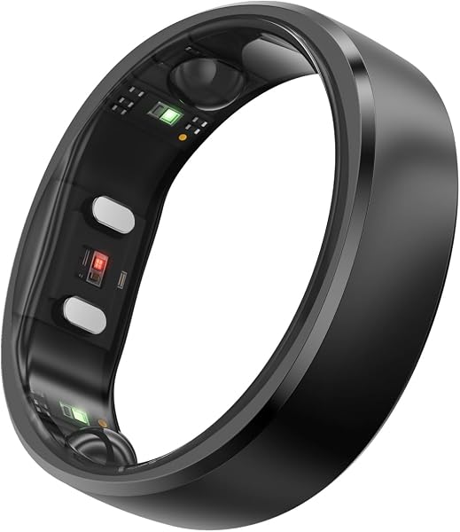 RingConn Gen 2 Smart Ring | No App Subscription Required, Check Size with Sizing Kit First, Battery Lasts Up to 12 Days, Sleep, Heart Rate, Stress, Women's Health Management, Fitness Tracking
