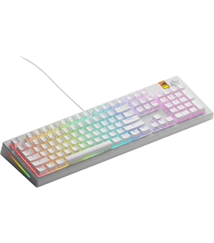 Amazon.co.jp: Glorious GMMK 3 PRO HE 65% Prebuilt Wired Silver US