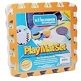 9 Piece Multi Coloured Play Mat Set