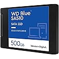 Western Digital ウエスタンデジタル WD Blue SATA SSD 内蔵 500GB 2.5インチ (読取り最大 560MB/s 書込み最大 510MB/s) PC メーカー保証5年 WDS500G3B0A-EC SA510 【国内