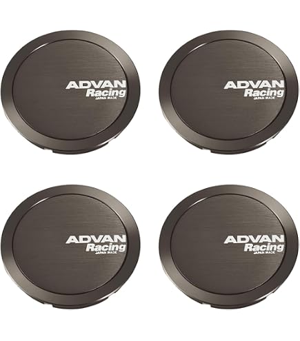 Amazon | 4個セット YOKOHAMA ADVAN Racing センターキャップ フラット 