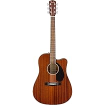 Amazon | Fender エレキアコースティックギター CD-60SCE All Mahogany