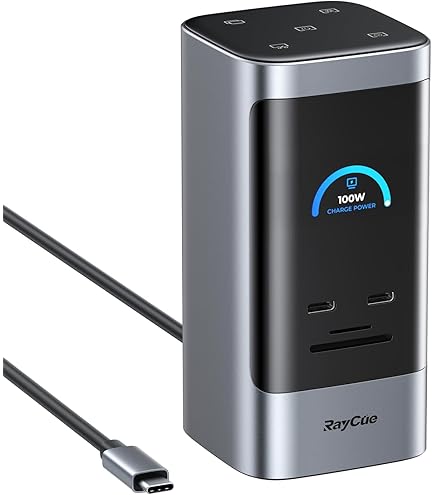 Amazon.co.jp: RayCue CyberAxon D3 ドッキングステーション 13in1