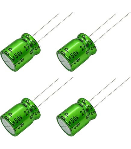 Amazon.co.jp: Nichicon ES 4個 4.7uF 50V 双極アルミニウム電解