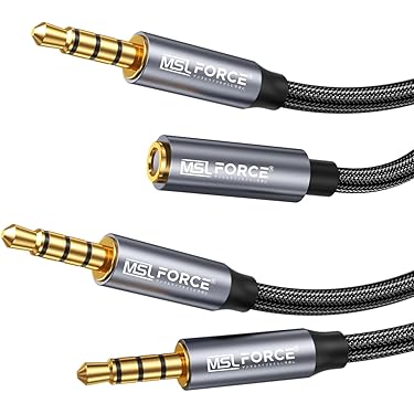 Angoily ヘッドフォン延長コード オーディオ ケーブル Angoily ヘッドフォン延長コード オーディオ ケーブル Angoily